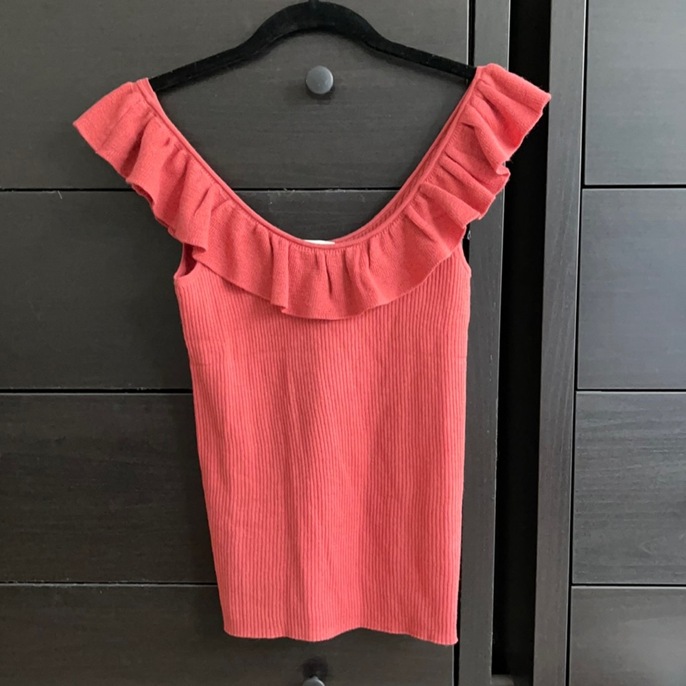 NEVER WORN Madewell off the shoulder shirt